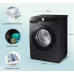 Washing Machine: Samsung 12 kg, 5 star, Eco Bubble Technology, AI Control , Wi-Fi, Digital Inverter Motor, Fully-Automatic Front Load Washing Machine Appliance (WW12T504DAB/TL, Hygiene Steam, Black Caviar)